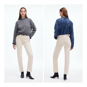 NEW Madewell 90's Straight High Rise Cheeky Vintage Canvas Size 27